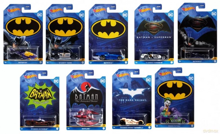 Hw Samochodzik 1szt Batman Mix Hdg89 B/c24
