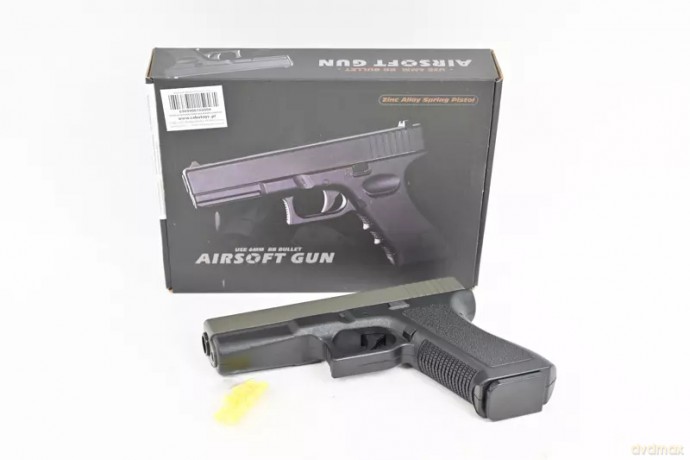 Imitacja pistolet brąz V74 00004