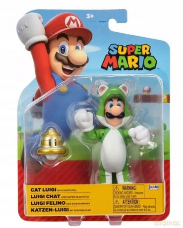 Jap Mario Ntnd 10cm W33 Cat Luig