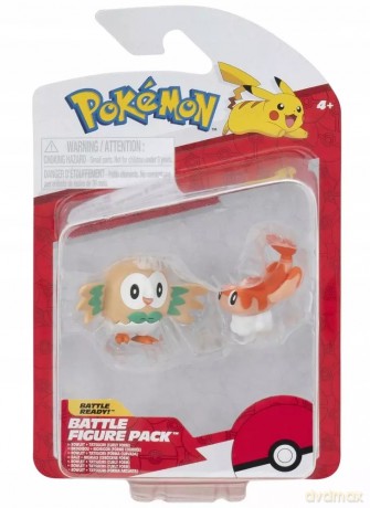 Jas Pokemon Figurki Tatsugiri Rowlet