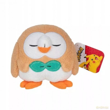 Jas Pokemon Śpiący Plusz 12cm Rowlet W3