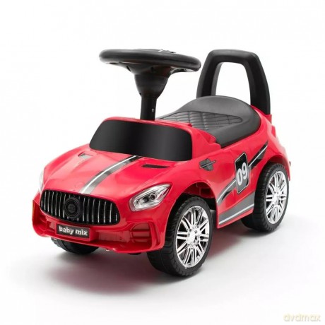 Jeździk dziecięcy z dźwiękiem Racer czerwony