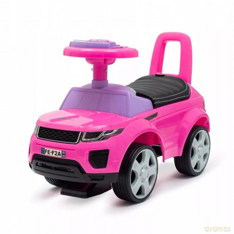 Jeździk Suv Ekoskóra Baby Mix Prime Różowy