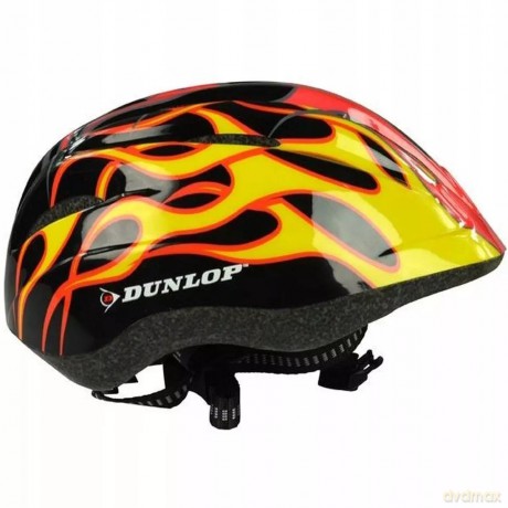 Kask rowerowy dziecięcy Dunlop regulowany 48-52cm Fire 1057613