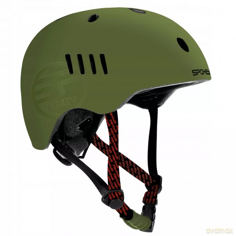 Kask rowerowy zielony BMX PUMPTRACK rozm. 48-54cm 940960 Spokey