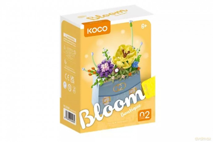 KOCO klocki kwiaty w tor.wiosna 223el 02098 44934