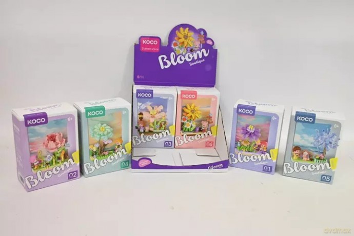 KOCO klocki mini ogródek mix 1051-56 45030 /6