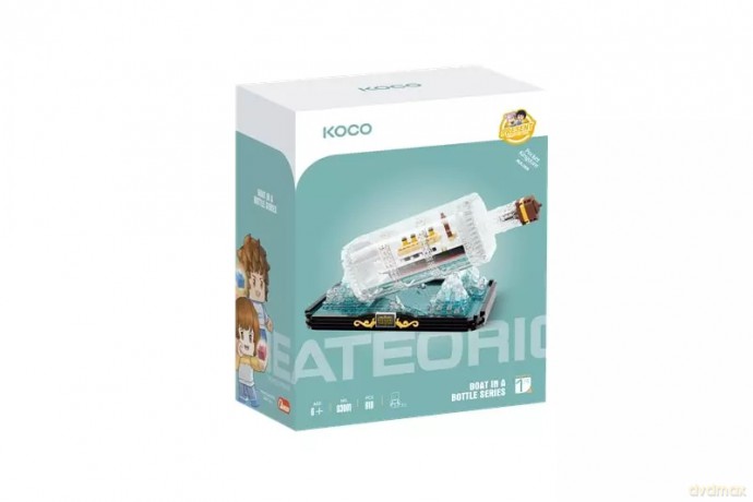 KOCO klocki Titanic w butelce 918el 03001 41711