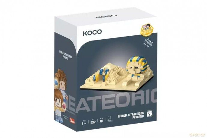 KOCO Piramidy 410 elementów [KLOCKI]