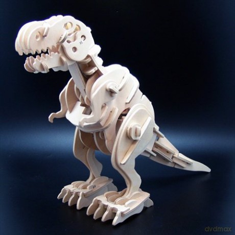 Drewniany zdalnie sterowany model do złożenia. T-Rex Robotime