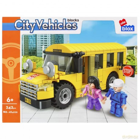 Konstrukcyjne Alleblox City 242el 34x27x6 Bus P [KLOCKI]