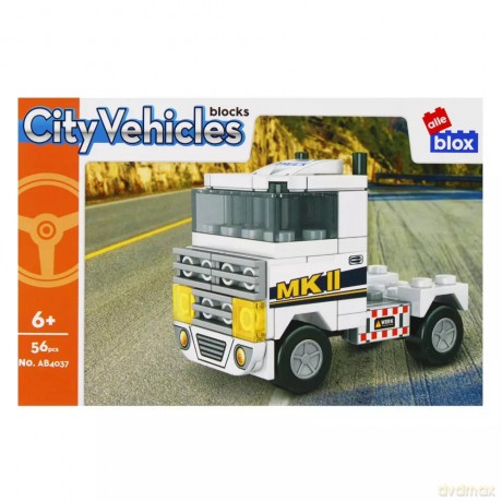 Konstrukcyjne Alleblox City 56el 19x7x5 Tir pudełko [KLOCKI]