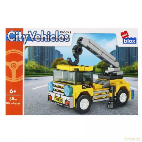 Konstrukcyjne Alleblox City 58el 19x7x5 Dzwi pudełko [KLOCKI]