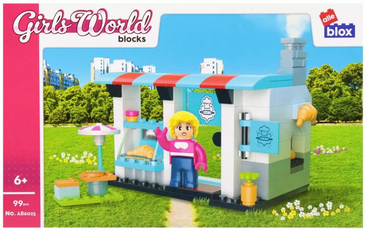 Konstrukcyjne Alleblox Girl Cuk 99el 27x17x5 16 [KLOCKI]