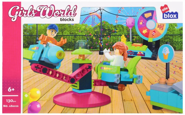 Konstrukcyjne Alleblox Girl Wesol 130el 27x17x5 [KLOCKI]