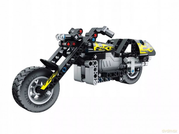 Konstrukcyjne Motocykl Pull Back - 183 El [KLOCKI]