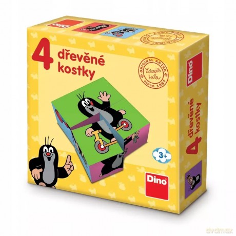 Krecik i Przyjaciele. obrazkowe, 4 elementy [KLOCKI]