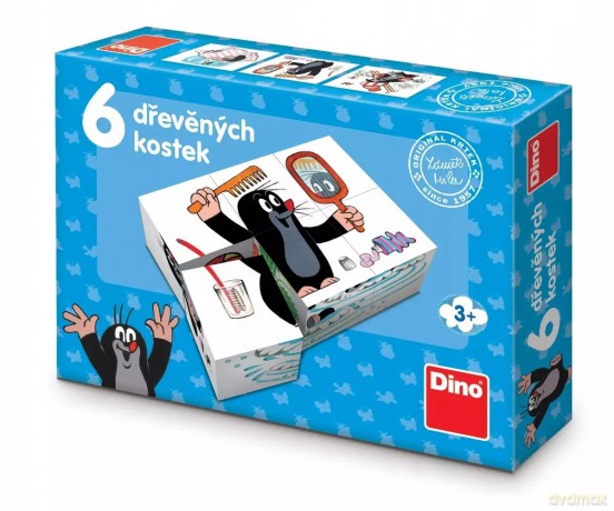 Krecik i Przyjaciele. obrazkowe, 6 elementów [KLOCKI]