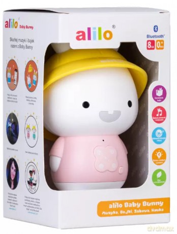 Króliczek Alilo Baby Bunny G9S+, różowy
