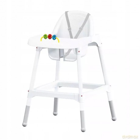 Krzesło stołowe z tacą dla niemowląt