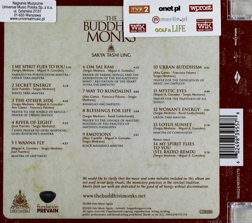 The Buddhist Monks: Sakya Tashi Ling [CD]