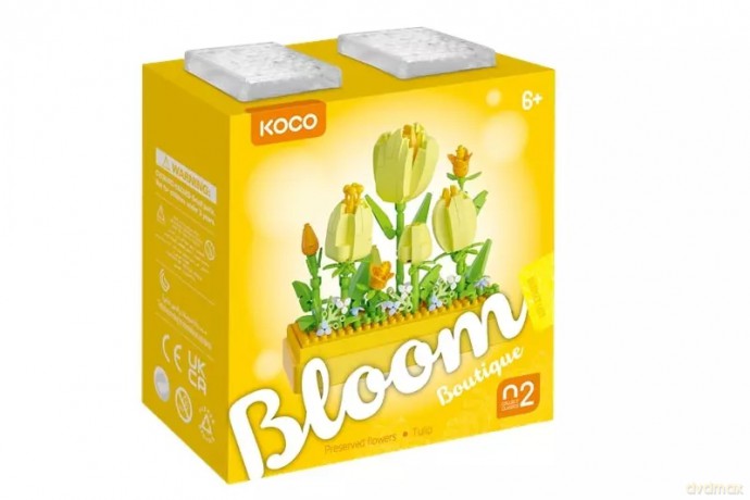 Koco Kwiaty Tulipany 295 Elementów [KLOCKI]