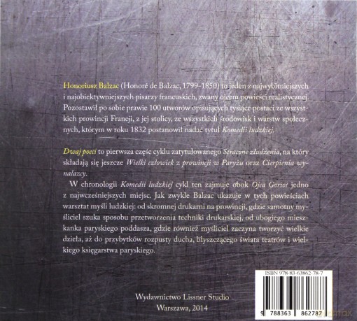 Dwaj poeci. Książka audio CD MP3 - Honore de Balzac [KSIĄŻKA]