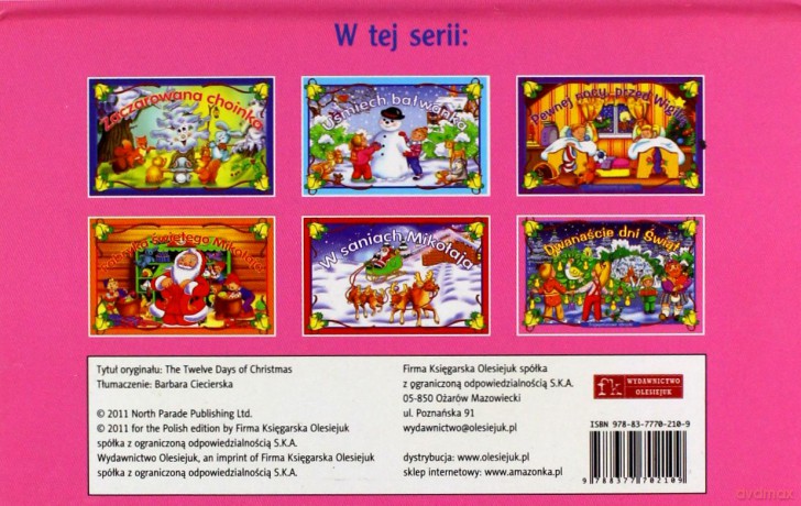 Dwanaście dni Świąt. Trójwymiarowe obrazki [KSIĄŻKA]