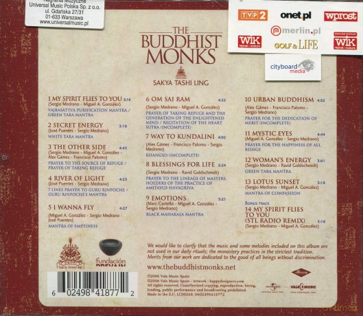 The Buddhist Monks: Sakya Tashi Ling (Ee Version) [CD]