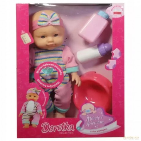 Lalka Dorotka zest.z nocnikiem j.polski Q9496