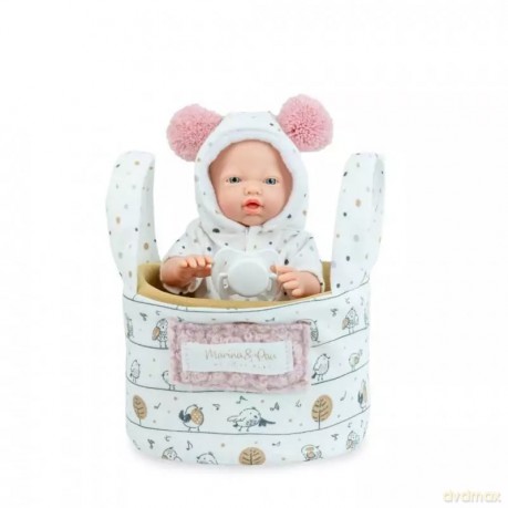 Lalka hiszpańska Mini Golosinas w koszyczku 21cm
