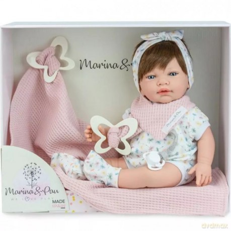 Lalka hiszpańska Sweet Baby Farfalla z kocykiem