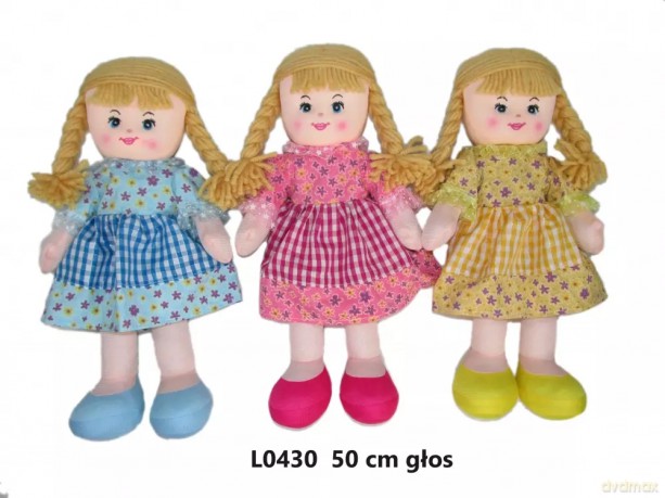 Lalka Szmaciana z Glosem 50cm 787 Sa Fol