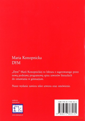 Dym. Lektura z opracowaniem - Maria Konopnicka [KSIĄŻKA]