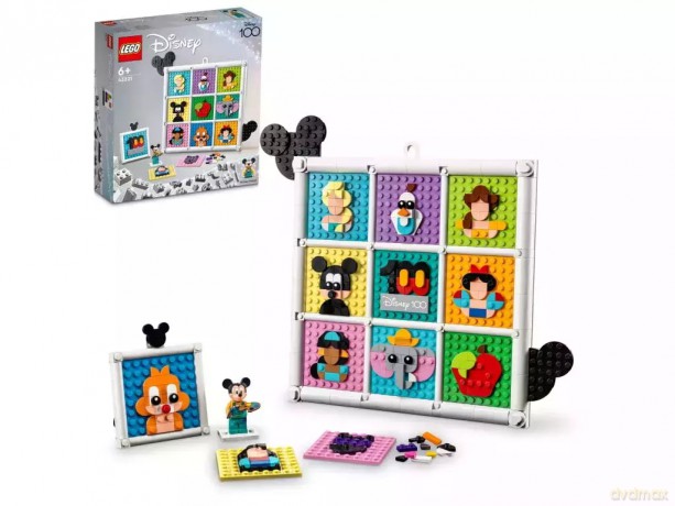 LEGO Disney 100 lat kultowych animacji Disneya 43221 (3 sztuki) [KLOCKI]