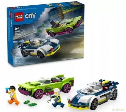 LEGO City Pościg radiowozu za muscle carem 60415 (6 sztuk) [KLOCKI]