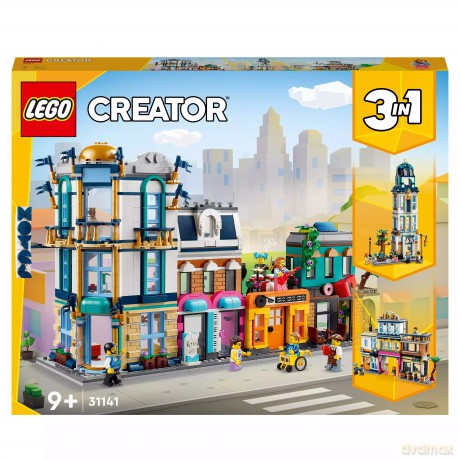 LEGO Creator 3 w 1 Główna ulica 31141 (4 sztuki) [KLOCKI]