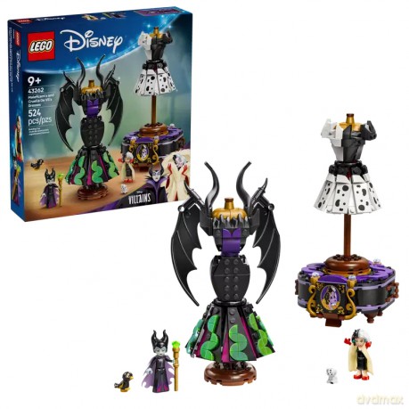 LEGO Disney Suknie Diaboliny i Cruelli De Mon 43262 (4 sztuki) [KLOCKI]