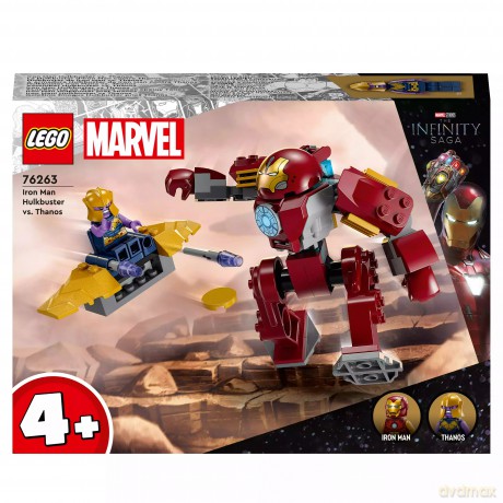 LEGO Marvel Hulkbuster Iron Mana vs. Thanos 76263 (4 sztuki) [KLOCKI]