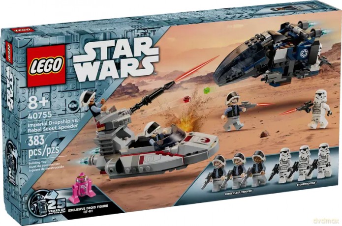 LEGO Star Wars Imperialny transportowiec kontra zwiadowczy śmigacz Rebelii 40755 [KLOCKI]