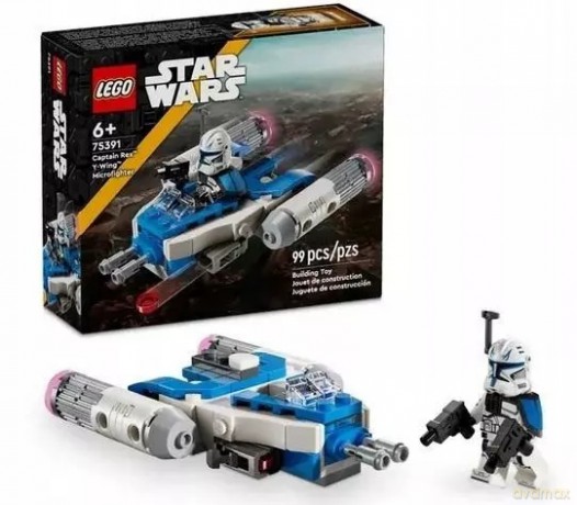 LEGO Star Wars Mikromyśliwiec Y-Wing kapitana Rexa 75391 (4 sztuki) [KLOCKI]
