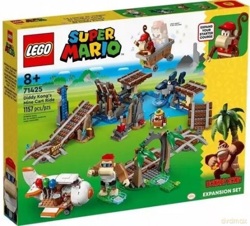 LEGO Super Mario Przejażdżka wagonikiem Diddy Konga zestaw rozszerzający 71425 (4 sztuki) [KLOCKI]
