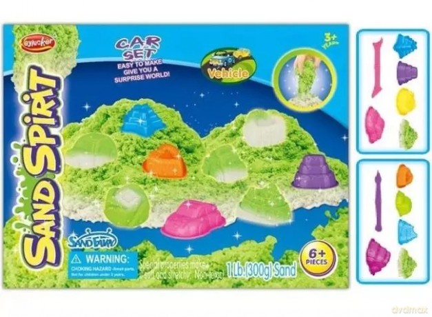 Magiczny piasek świecący w ciemności z formakami