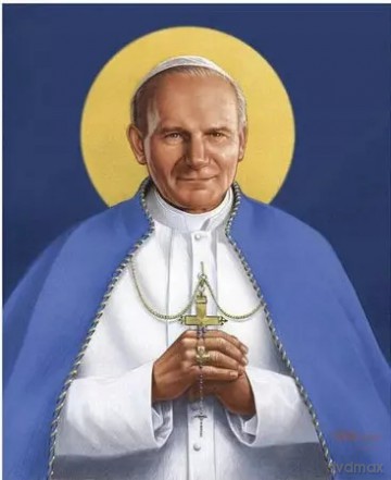 Malowanie po numerach Papież Jan Paweł II 50x40cm 2000651