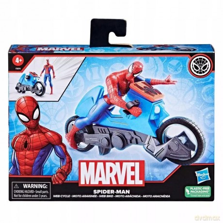 Marvel Spider-Man Web Cycle figurka spiderman + motor [FIGURKA]