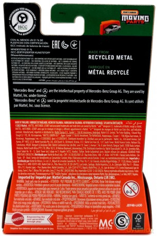 MATCHBOX Moving autko Mercedes BenzG JDY48