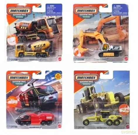 Matchbox Pojazdy Budowlane Ruchome Elementy Mix Jcy27 Wb6