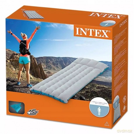 Materac jednoosobowy Intex 184 x 67 x 17 cm szary