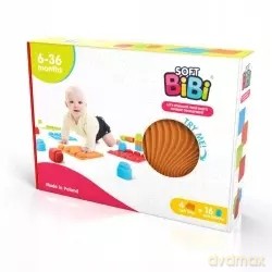Maty sensoryczne z klockami Soft BiBi 20 el.