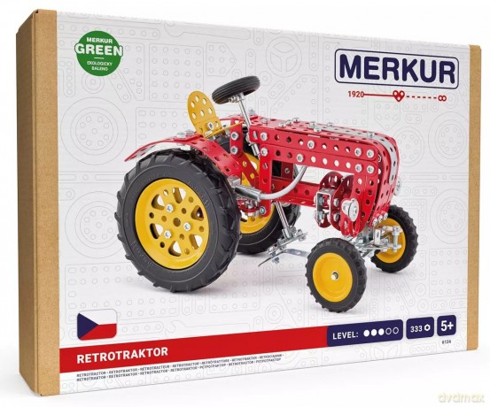 metalowe Merkur - Retrotraktor 333el 6124 MERKUR [KLOCKI]